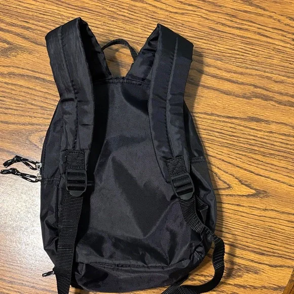 Sleek Black Women's Backpack - Picture 2 of 4